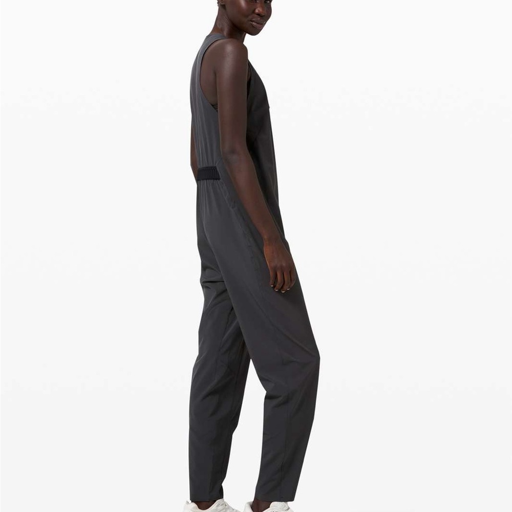 Lululemon lab Vindur Onesie Graphite Grey sz10 #0050